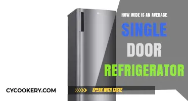 Compact Kitchen Solutions: The Width of Single Door Refrigerators Explained