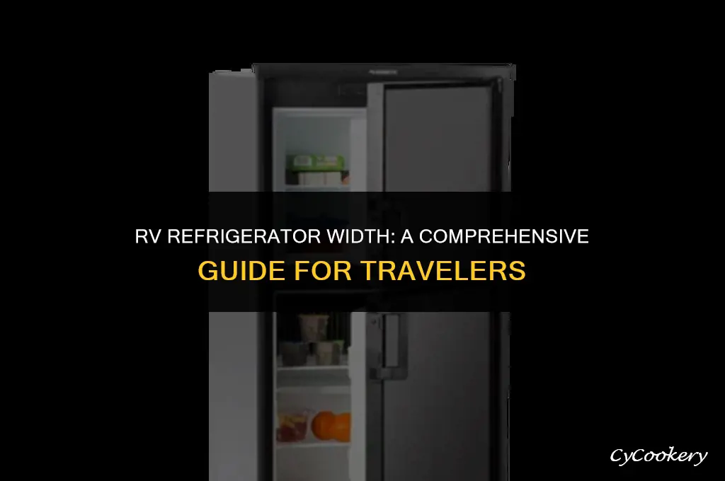 how wide is the refrigerator in a rv