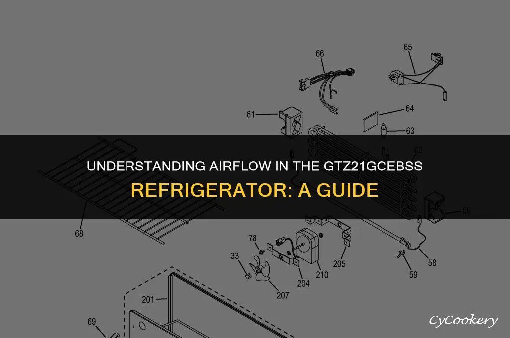 how work the air flow on gtz21gcebss refrigerator