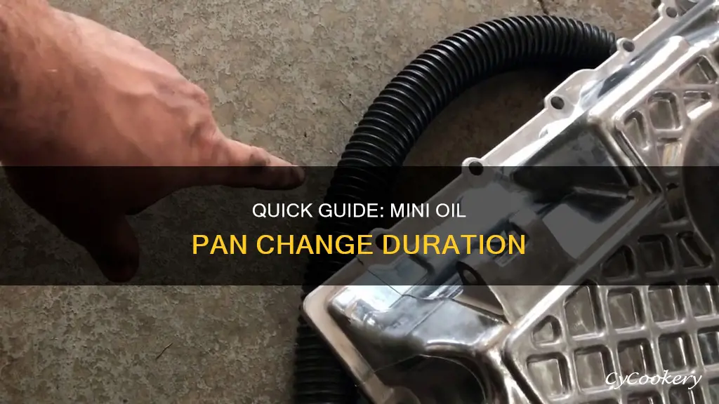 how.many hours.to.change mini oil pan