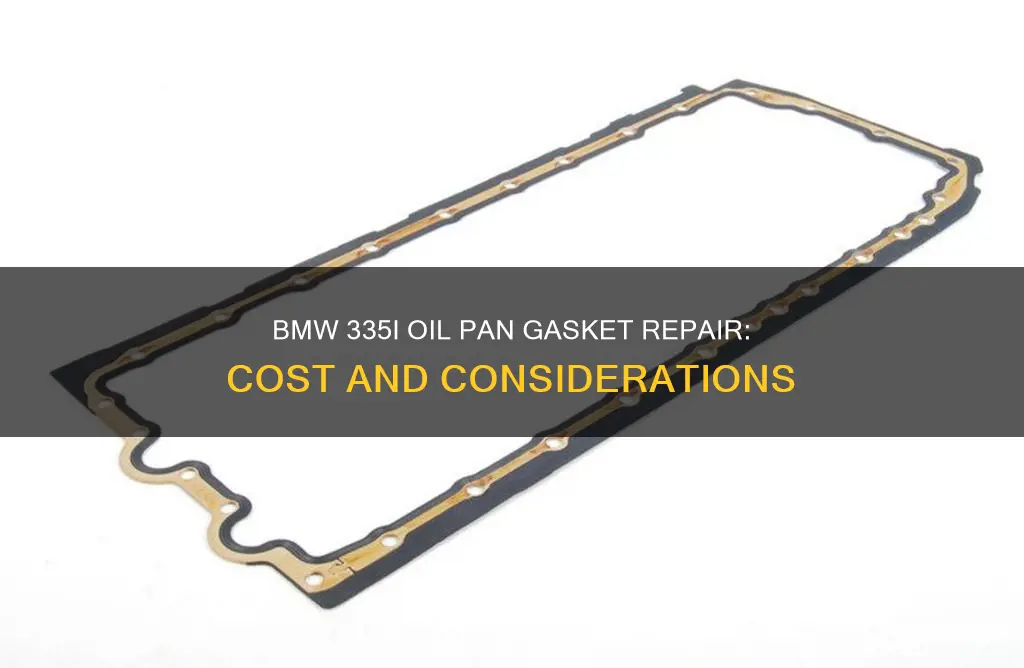 how.much to.repair gasket oil.pan on bmw 335i