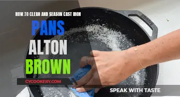 Cleaning and Seasoning Cast Iron, the Alton Brown Way