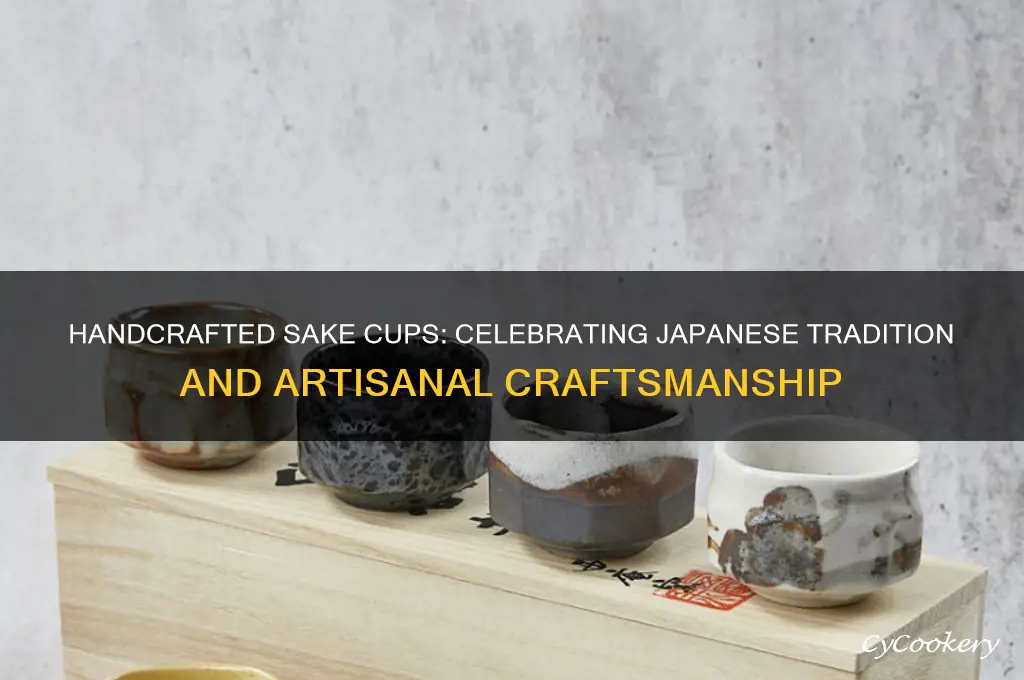 human made sake cup