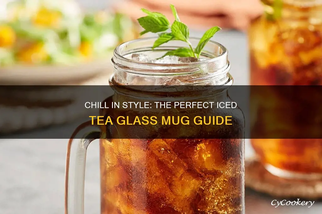 ice tea glass mug