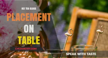 Perfect Iced Tea Glass Placement: Enhance Your Table Setting with Style