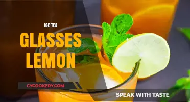 Refreshing Iced Tea Glasses with Perfect Lemon Garnish Ideas