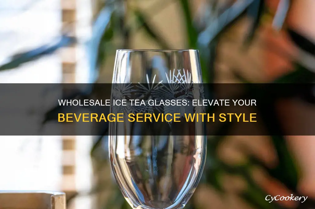 ice tea glasses wholesale