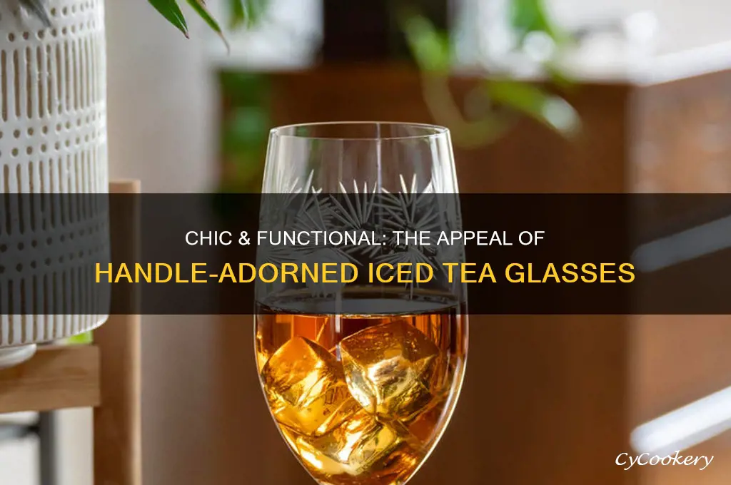 ice tea glasses with handles