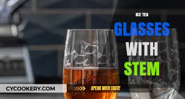 Elegant Stemmed Iced Tea Glasses: Elevate Your Summer Beverage Experience