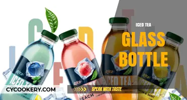 Refreshing Iced Tea in Stylish Glass Bottles: A Summer Essential