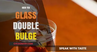 Double Bulge Iced Tea Glass: Stylish, Functional, and Perfect for Summer