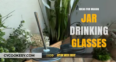 Creative Mason Jar Drinking Glass Ideas for Stylish Sipping