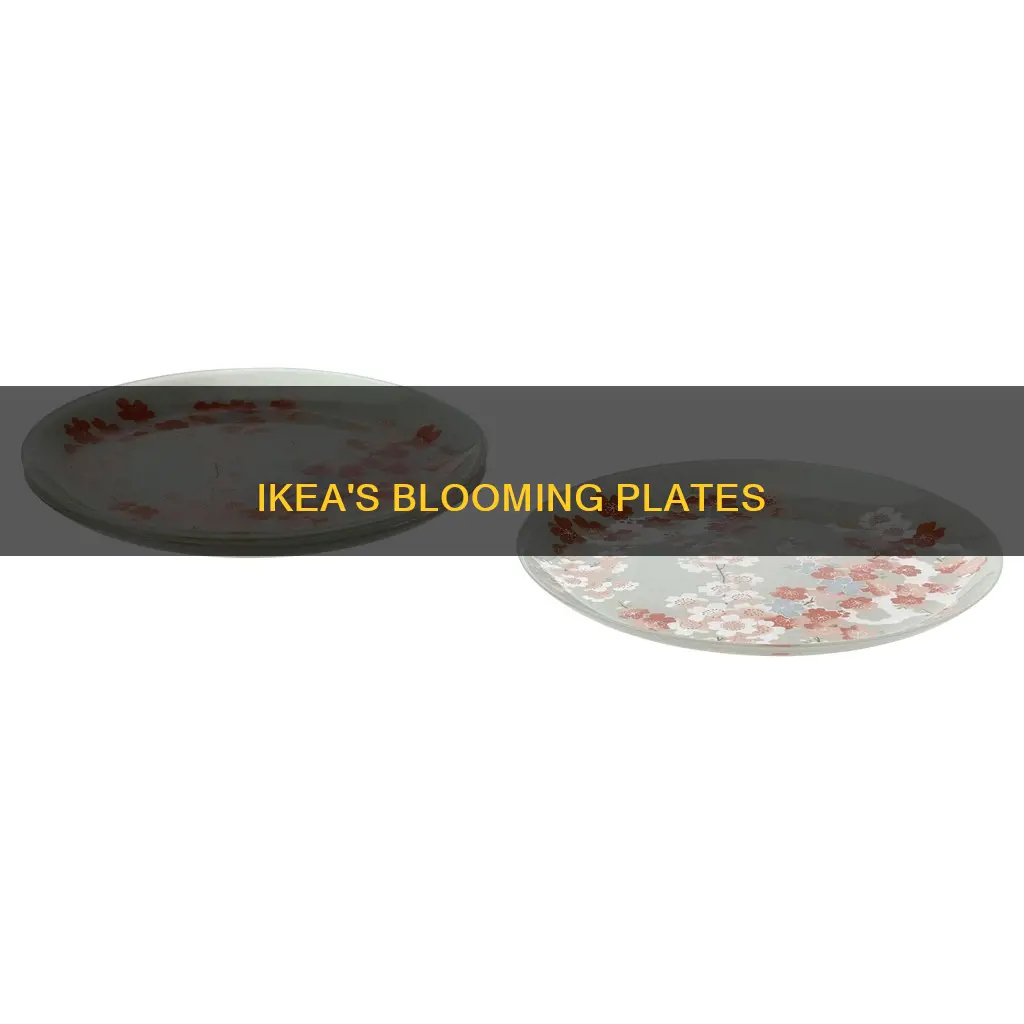 ikea flower plates