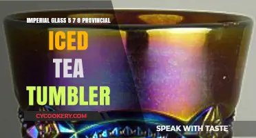 Provincial Iced Tea Tumbler: Imperial Glass 5 7/8 Review