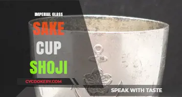 Elegant Imperial Glass Sake Cup Shoji: A Fusion of Tradition and Modernity