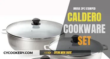 **"Imusa's Stamped Caldero Cookware Set: A Versatile Trio for Your Kitchen"** 