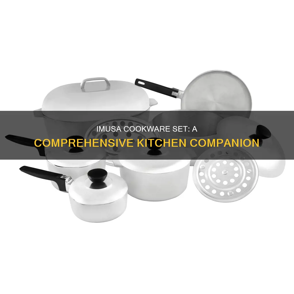 imusa cookware set 4 pc