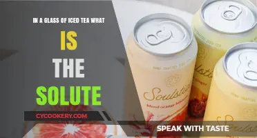 Unveiling the Solute Mystery in Your Refreshing Iced Tea Glass