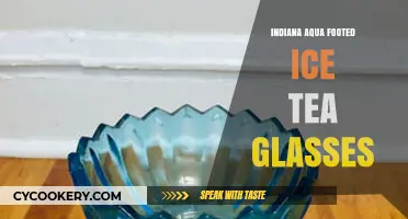 Indiana Aqua Footed Ice Tea Glasses: Elevate Your Summer Sips