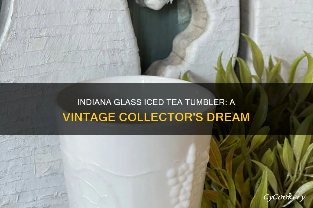 indiana glass iced tea tumbler