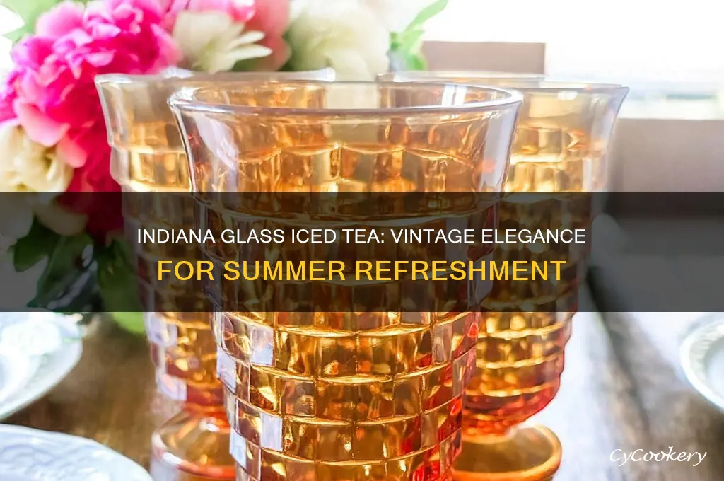 indiana glass iced tea
