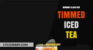 Indiana Glass Red-Trimmed Iced Tea: A Vintage Collector's Delight