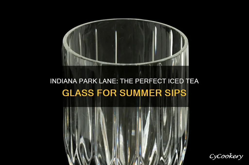 indiana park lane ice tea glass