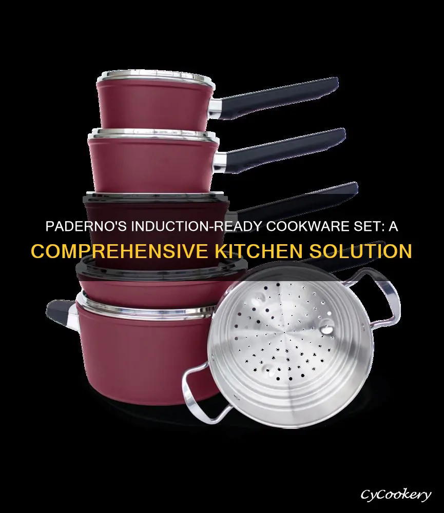 induction ready paderno cookware set