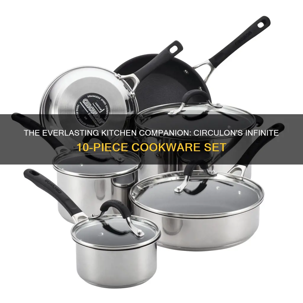 infinite circulon 10 pc cookware set