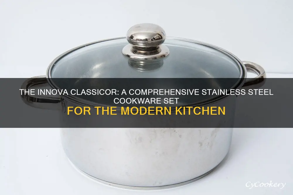 innova classicor 8-piece stainless cookware set