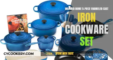 Enameled Excellence: The Inspired Home 5-Piece Cookware Set