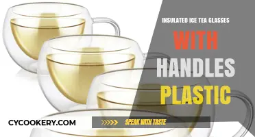 Stay Cool: Insulated Plastic Ice Tea Glasses with Handles