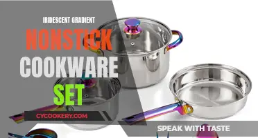 Shimmering Kitchen Upgrades: Iridescent Gradient Nonstick Cookware Set