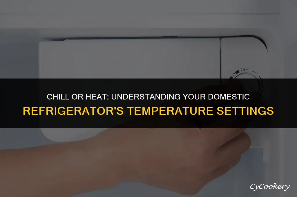 is 1 warmest or coldest on a dometic refrigerator