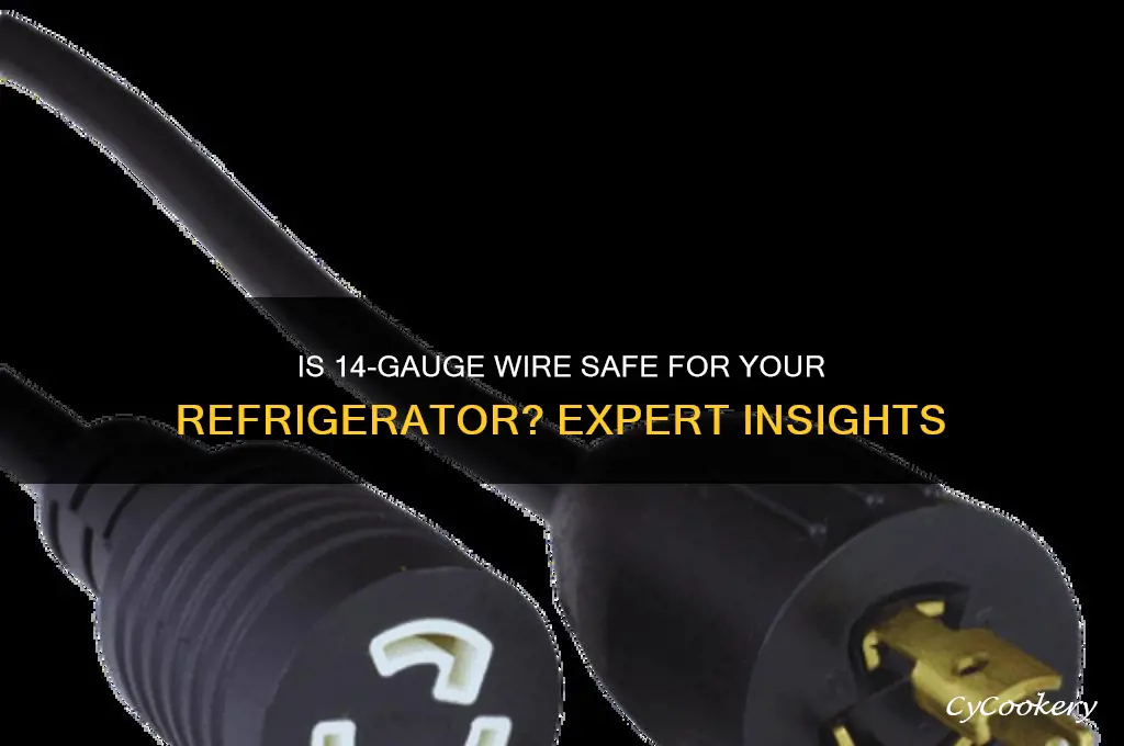 is 14 guage wire ok for refrigerator