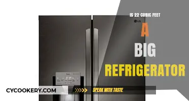 Is a 22 Cubic Feet Refrigerator Considered Large for Your Kitchen?