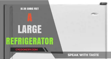Is a 25 Cubic Feet Refrigerator Considered Large for Your Home?