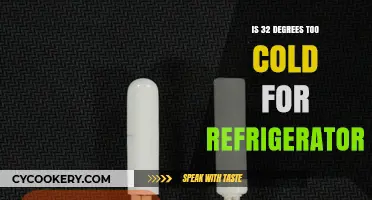 Is 32 Degrees Fahrenheit Too Cold for Your Refrigerator?