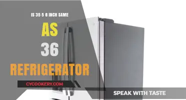 Comparing Compact Refrigerator Sizes: 35 5/8 Inch vs 36 Inch Models