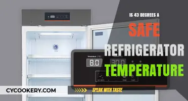 Safe Refrigerator Temperature: Is 43 Degrees Too Warm for Food?