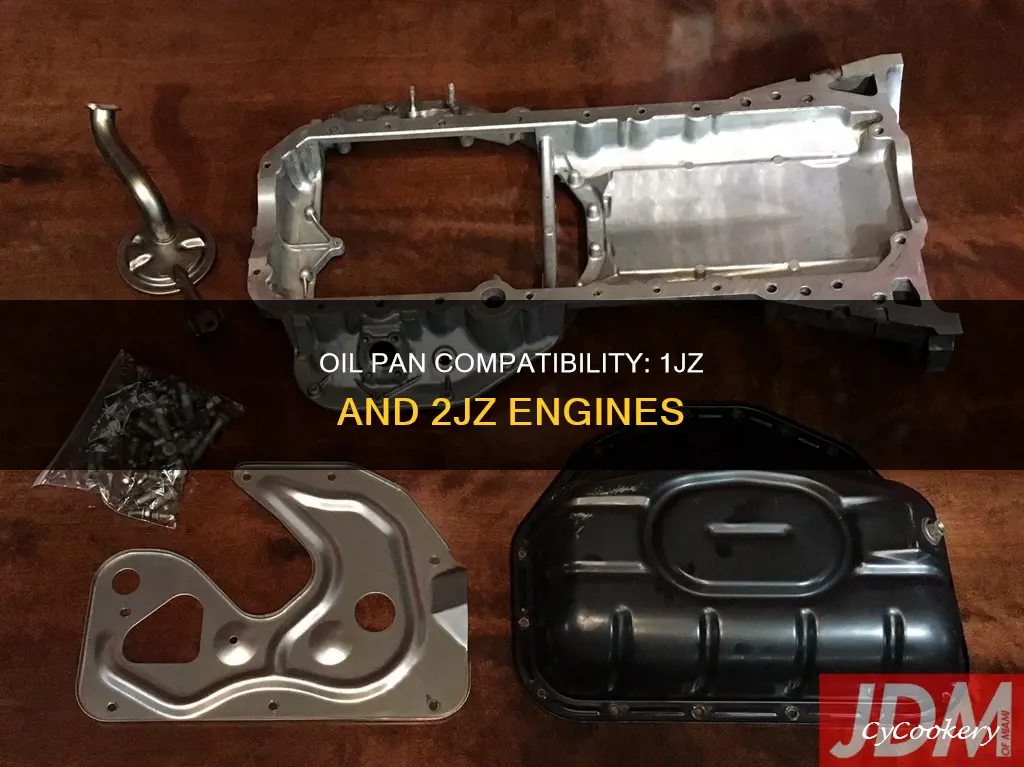 is a 1jz and 2jz oil pan the same