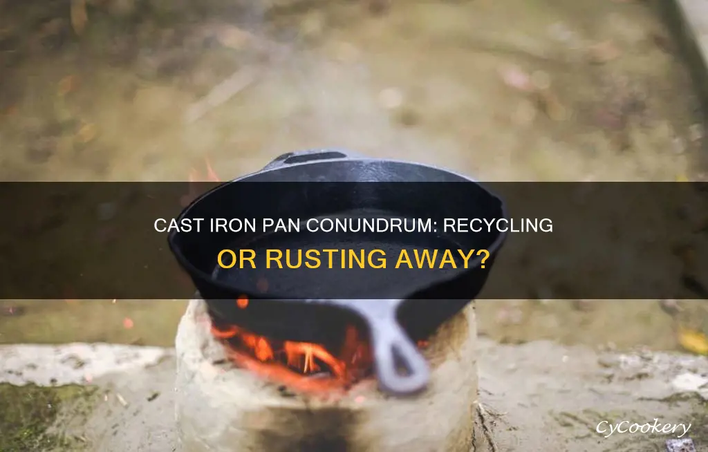 is a cast iron pan recylable