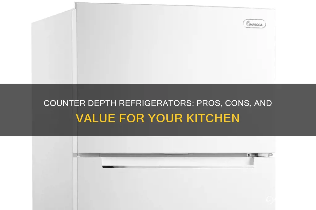 is a counter depth refrigerator worth it