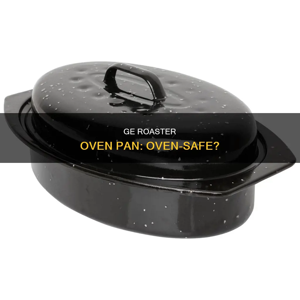 is a ge roaster oven pan safe for oven