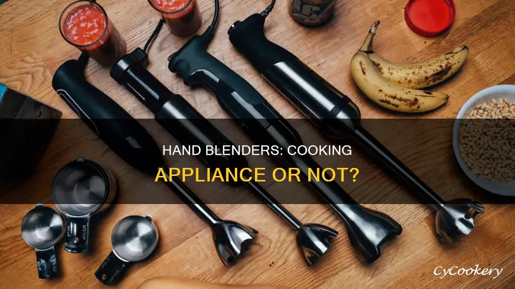 is a hand blender a cooking appliance