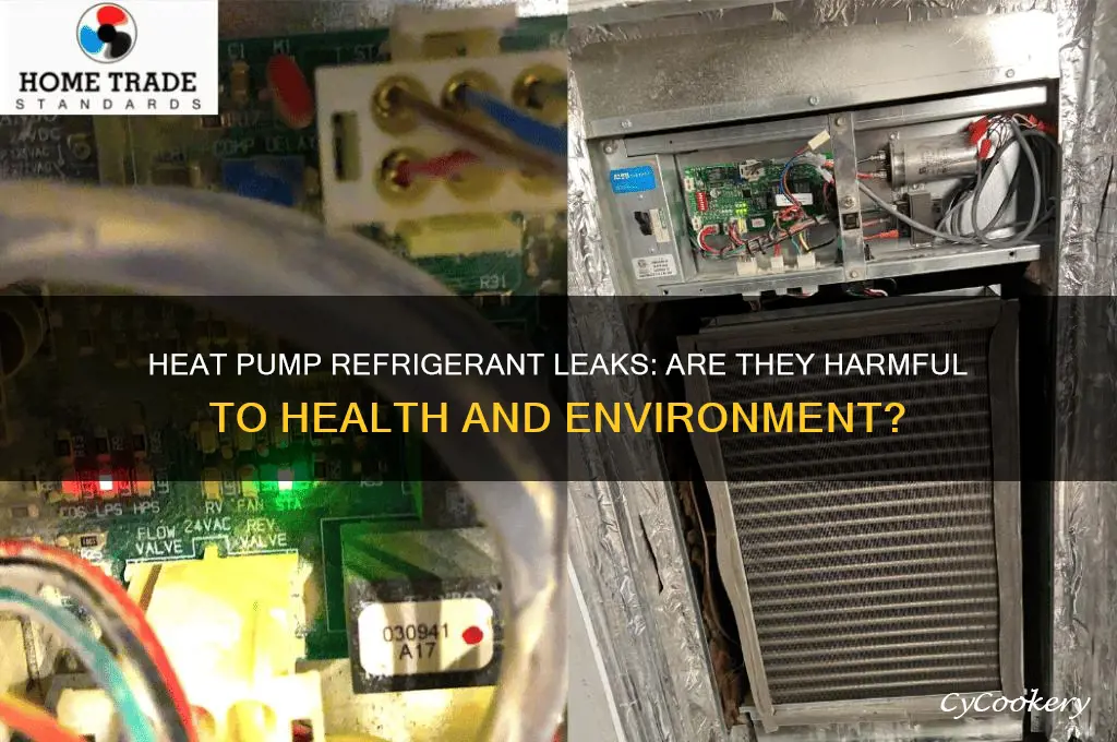 is a heat pump refrigerant leak harmful