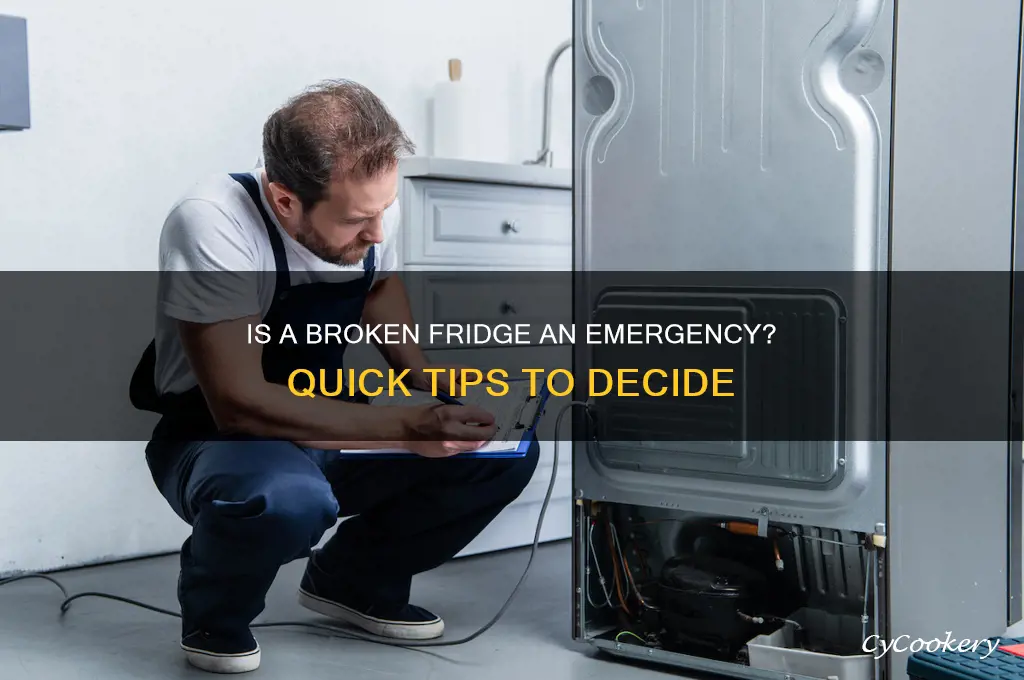 is a malfunctioning refrigerator considered an emergency