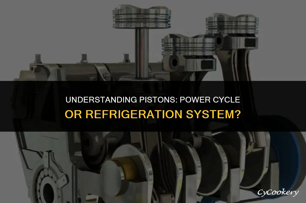 is a piston a power cycle or refrigeration system