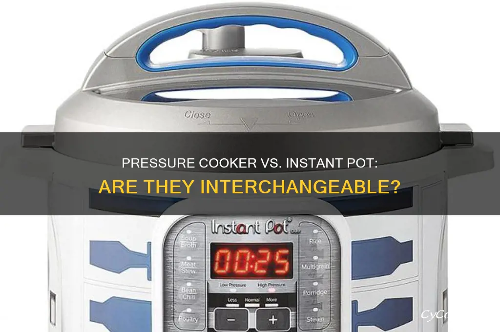 is a pressure cooker the same as a istanta pot