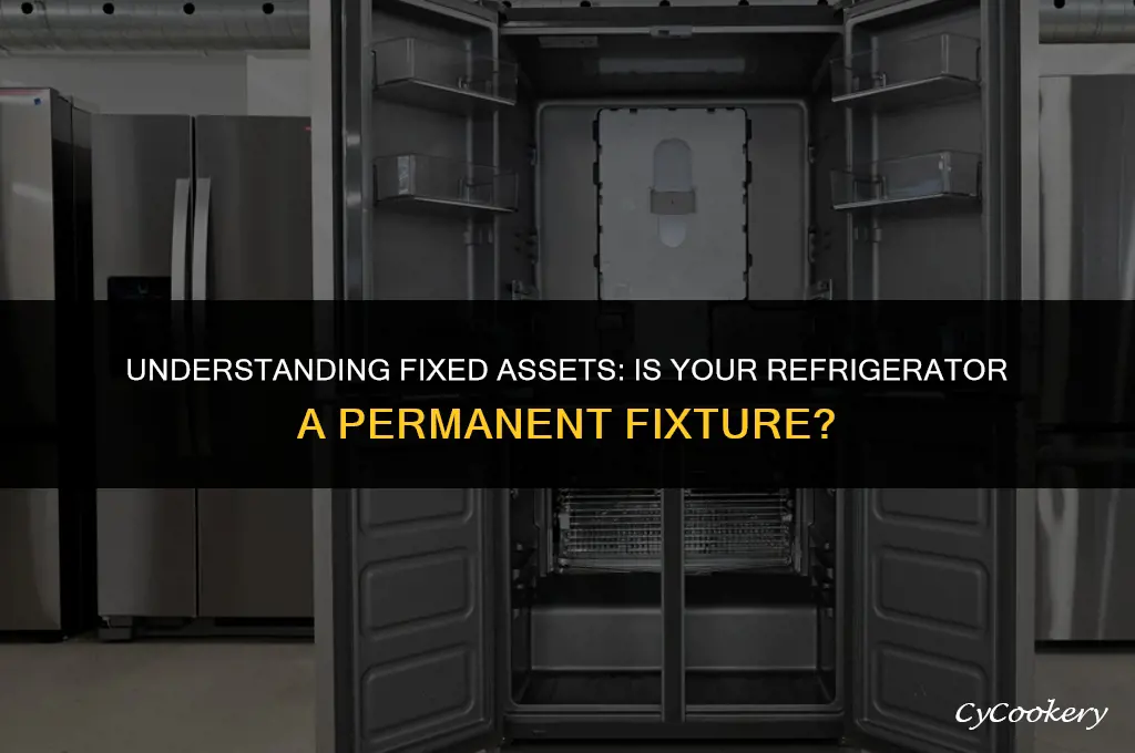 is a refrigerator a fixed asset for residential property
